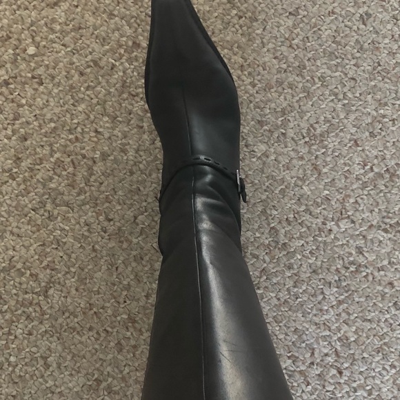 ECCO BLACK LEATHER ZIPPER BOOTS (39) NIB - Picture 15 of 16